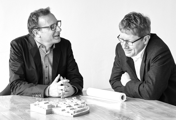 Martin Bez (links) und Büropartner Thorsten Kock